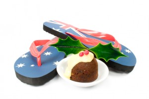 Flip Flops mit australischer Flagge