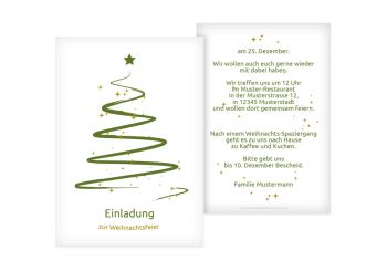 Weihnachtseinladungen Online Weihnachtskarten Druck